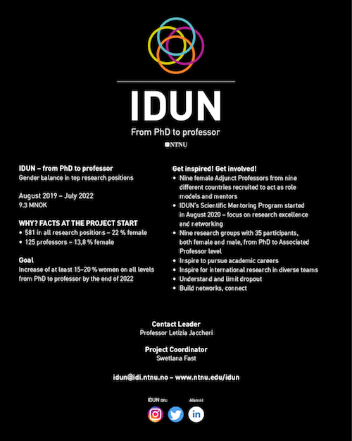 NTNU - IDUN - From PhD to Professor