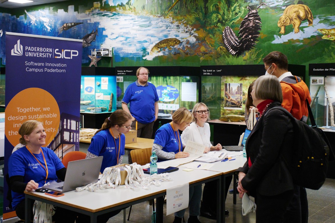 ECSS 2022 Reception Desk