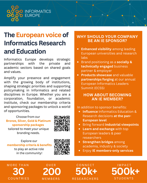 Your Engagement Overview with Informatics Europe