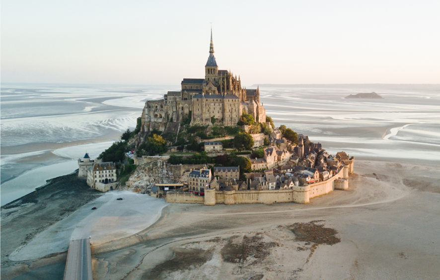 mont saint michel view